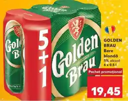 Kaufland GOLDEN BRAU Bere blondă Ofertă
