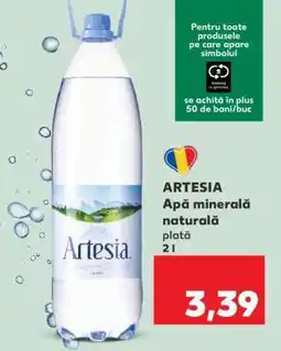Kaufland ARTESIA Apă minerală naturală Ofertă