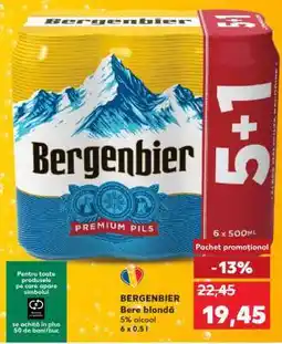 Kaufland BERGENBIER Bere blondă Ofertă