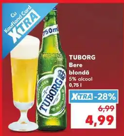 Kaufland TUBORG Bere blondă Ofertă