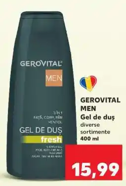 Kaufland GEROVITAL MEN Gel de duș Ofertă