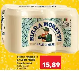 Kaufland BIRRA MORETTI SALE DI MARE Ofertă