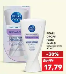 Kaufland PEARL DROPS Pastă de dinți hollywood smile 50 ml Ofertă