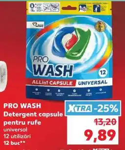 Kaufland PRO WASH Detergent capsule pentru rufe Ofertă