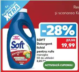 Kaufland SOFT Detergent lichid pentru rufe marsiglia Ofertă