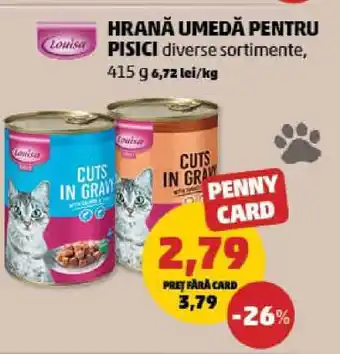 Penny HRANĂ UMEDĂ PENTRU PISICI Ofertă
