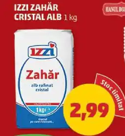 Penny IZZI Zahăr Cristal Alb 1 kg Ofertă