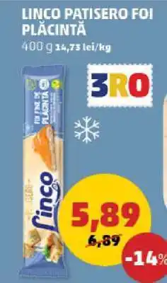 Penny LINCO PATISERO FOI PLĂCINTĂ Ofertă