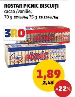 Penny ROSTAR PICNIC BISCUITI Ofertă