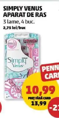 Penny Simply Venus Aparat de Ras Ofertă