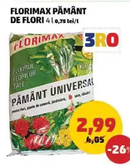 Penny FLORIMAX PĂMÂNT DE FLORI Ofertă