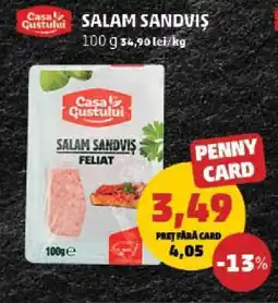 Penny Salam sandviș Ofertă