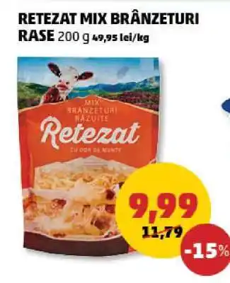 Penny RETEZAT MIX BRÂNZETURI RASE Ofertă