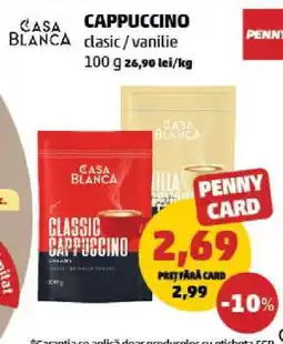 Penny Cappuccino clasic/vanilie Ofertă