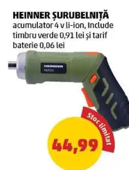 Penny HEINNER ȘURUBELNIȚĂ Ofertă