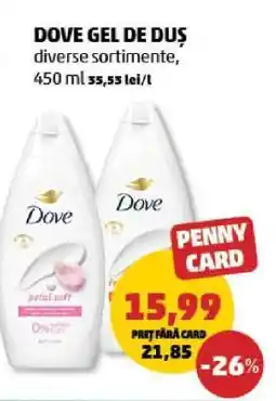 Penny DOVE Gel de duș Ofertă