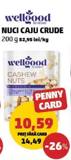 Penny NUCI CAJU CRUDE Ofertă