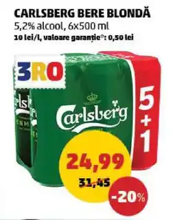 Penny CARLSBERG Bere blondă Ofertă