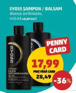 Penny SYOSS Șampon / Balsam Ofertă