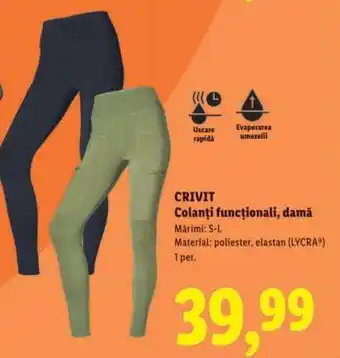 Lidl CRIVIT Colanți funcționali, damă Ofertă