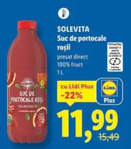 Lidl SOLEVITA Suc de portocale roșii Ofertă