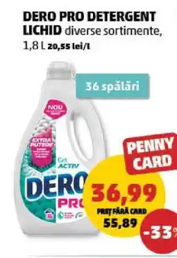 Penny DERO PRO Detergent Lichid Ofertă