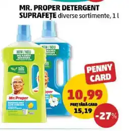 Penny MR. PROPER DETERGENT SUPRAFEȚE Ofertă