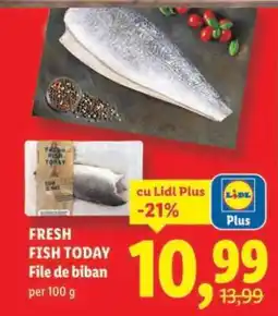 Lidl FRESH FISH TODAY File de biban Ofertă
