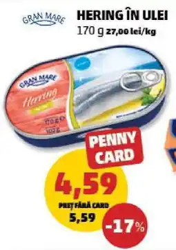 Penny HERING ÎN ULEI Ofertă