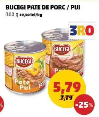 Penny BUCEGI PATE DE PORC / PUI Ofertă