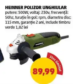 Penny HEINNER POLIZOR UNGHIULAR Ofertă