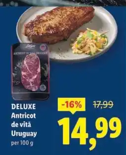Lidl DELUXE Antricot de vită Uruguay Ofertă