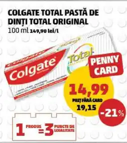 Penny COLGATE TOTAL PASTĂ DE DINȚI TOTAL ORIGINAL Ofertă