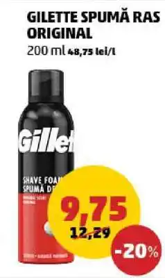 Penny Gilette Spumă Ras Original Ofertă