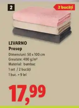 Lidl Livarno Prosop Ofertă