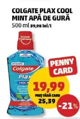 Penny Colgate Plax Cool Mint Apă de Gură Ofertă
