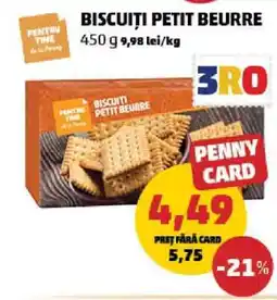 Penny Biscuiți Petit Beurre Ofertă