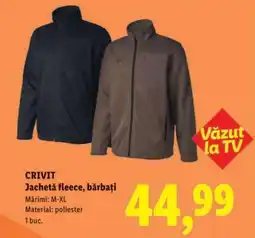 Lidl CRIVIT Jachetă fleece, bărbați Ofertă