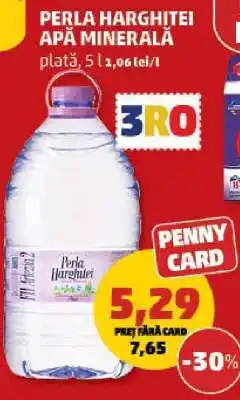 Penny PERLA HARGHITEI Apă minerală Ofertă