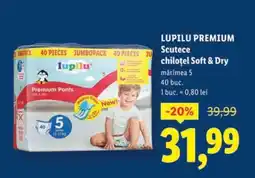 Lidl LUPILU PREMIUM Scutece chiloțel Soft & Dry Ofertă