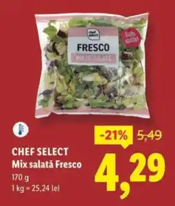 Lidl Chef Select Mix salată Fresco Ofertă