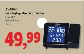 LIVARNO Ceas deșteptător cu proiector