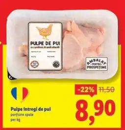 Lidl Pulpe întregi de pui Ofertă