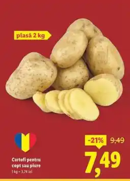 Lidl Cartofi pentru copt sau piure Ofertă
