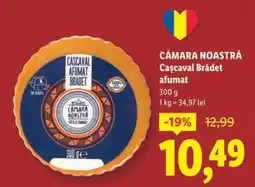 Lidl Cămara Noastră Cașcaval Brădet afumat Ofertă