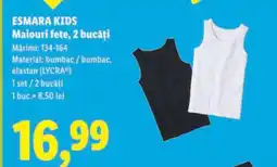 Lidl ESMARA KIDS Maiouri fete, 2 bucăți Ofertă