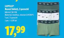 Lidl LUPILU Boxeri băieți, 3 perechi Ofertă