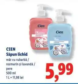 Lidl Cien Săpun lichid Ofertă