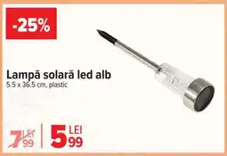 Carrefour Lampă solară led alb Ofertă