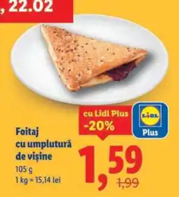 Lidl Foitaj cu umplutură de vișine Ofertă